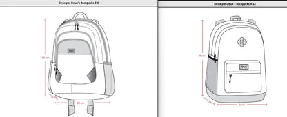 Kids Backpack Aurora Borealis