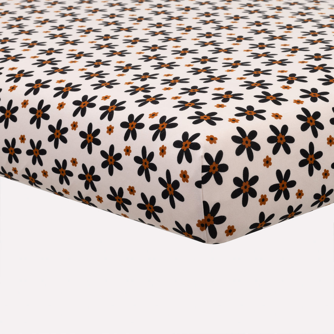 Boho Daisies Bamboo Crib Sheet