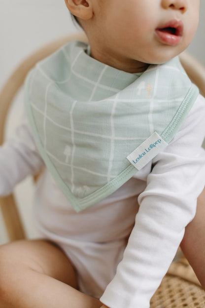 Bandana Bib Set - 2 Pack - Hedgehogs