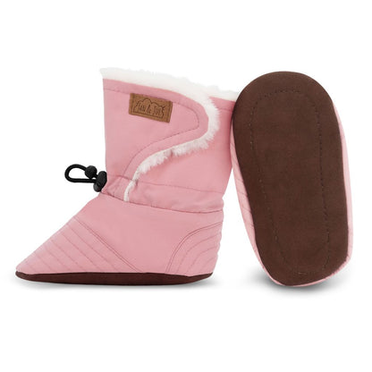 Dusty Pink - Baby Stay-Put Winter Booties