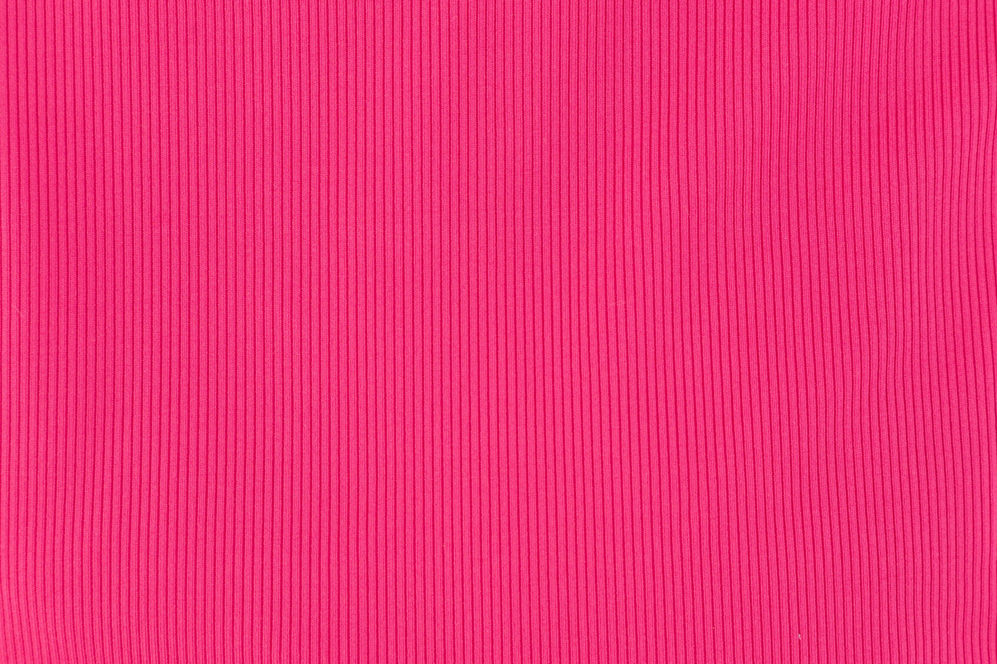 Hot Pink Ribbed Ruffle Rashguard Suit