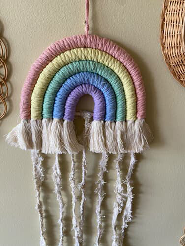 Rainbow Hair Clip Holder