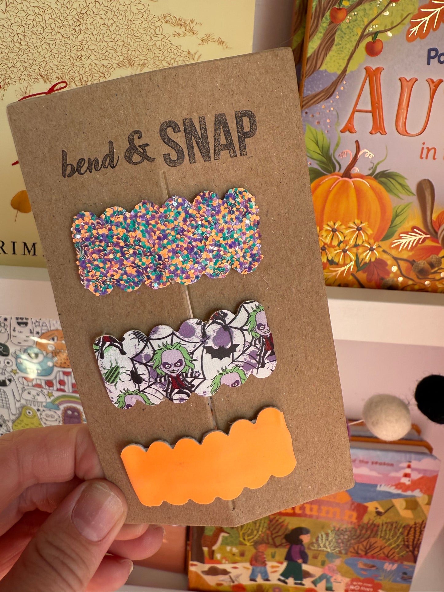 Halloween 3 Pack Snap Clip