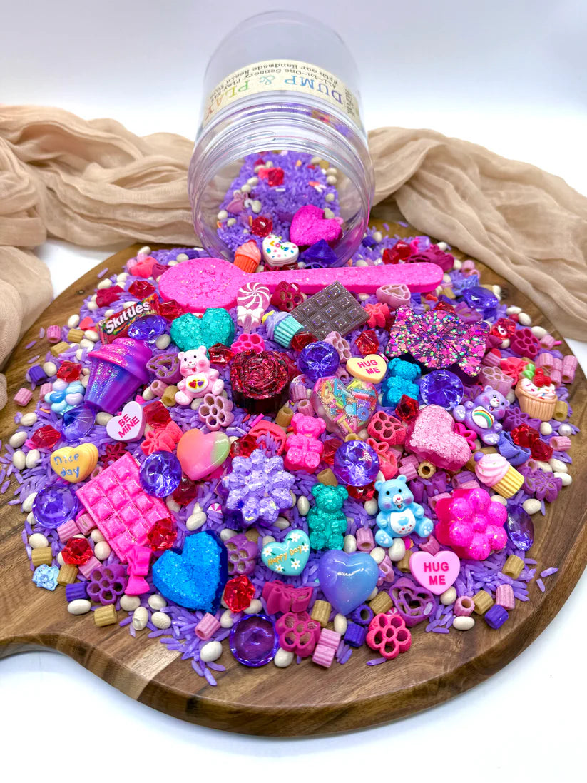 Valentines Dump & Play Sensory Kit