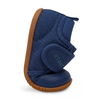 Navy Cruiser™ Natural Shoes for Babies (Size 4-7)