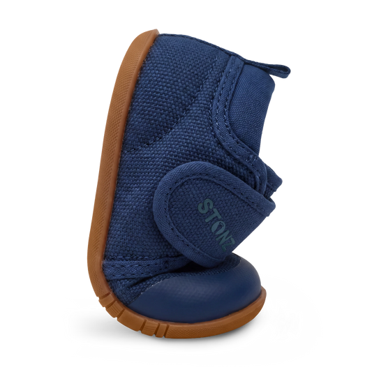 Navy Cruiser™ Natural Shoes for Babies (Size 4-7)