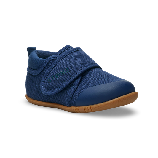 Navy Cruiser™ Natural Shoes for Babies (Size 4-7)