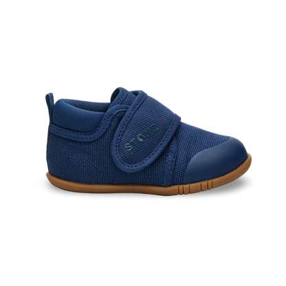 Navy Cruiser™ Natural Shoes for Babies (Size 4-7)