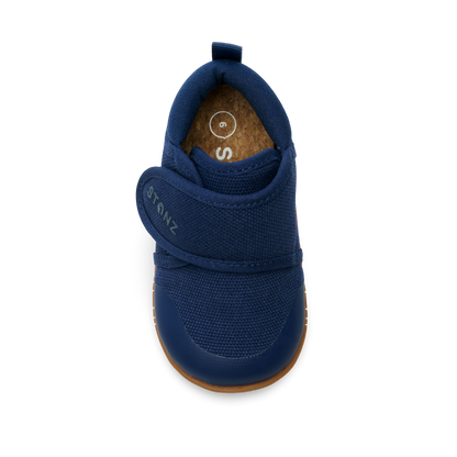 Navy Cruiser™ Natural Shoes for Babies (Size 4-7)
