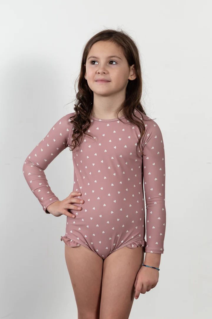 The Charlotte Ruffle Rashguard Suit