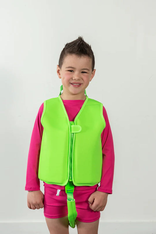 Neon Green Float Vest