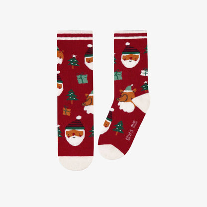 Festive Red Socks