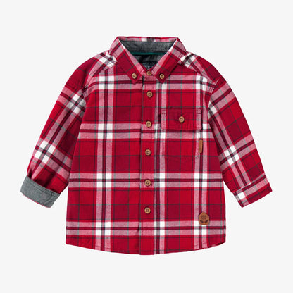 Red Plaid Button Up Flannel