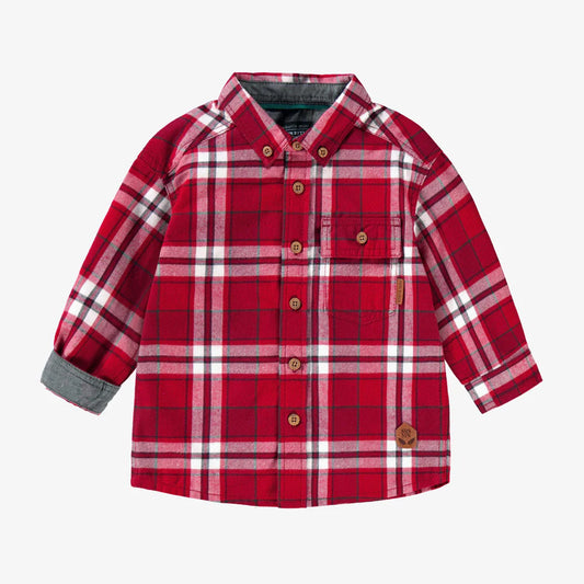 Red Plaid Button Up Flannel