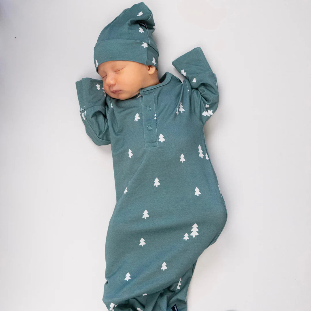 Tint Trees Knotted Hat  (0-3 Months)