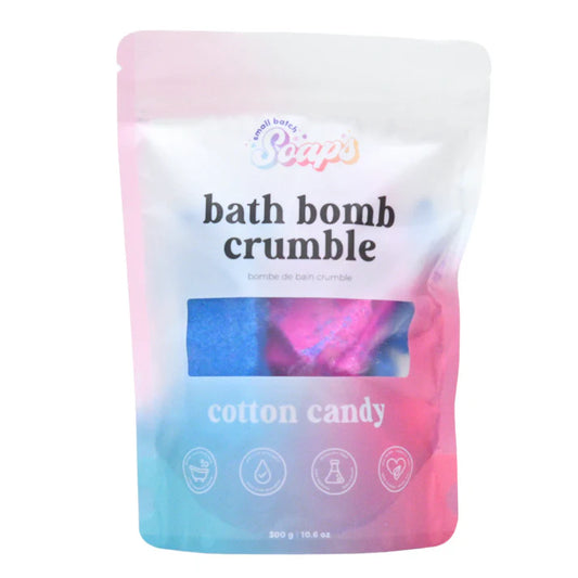 Cotton Candy Bath Bomb Crumble