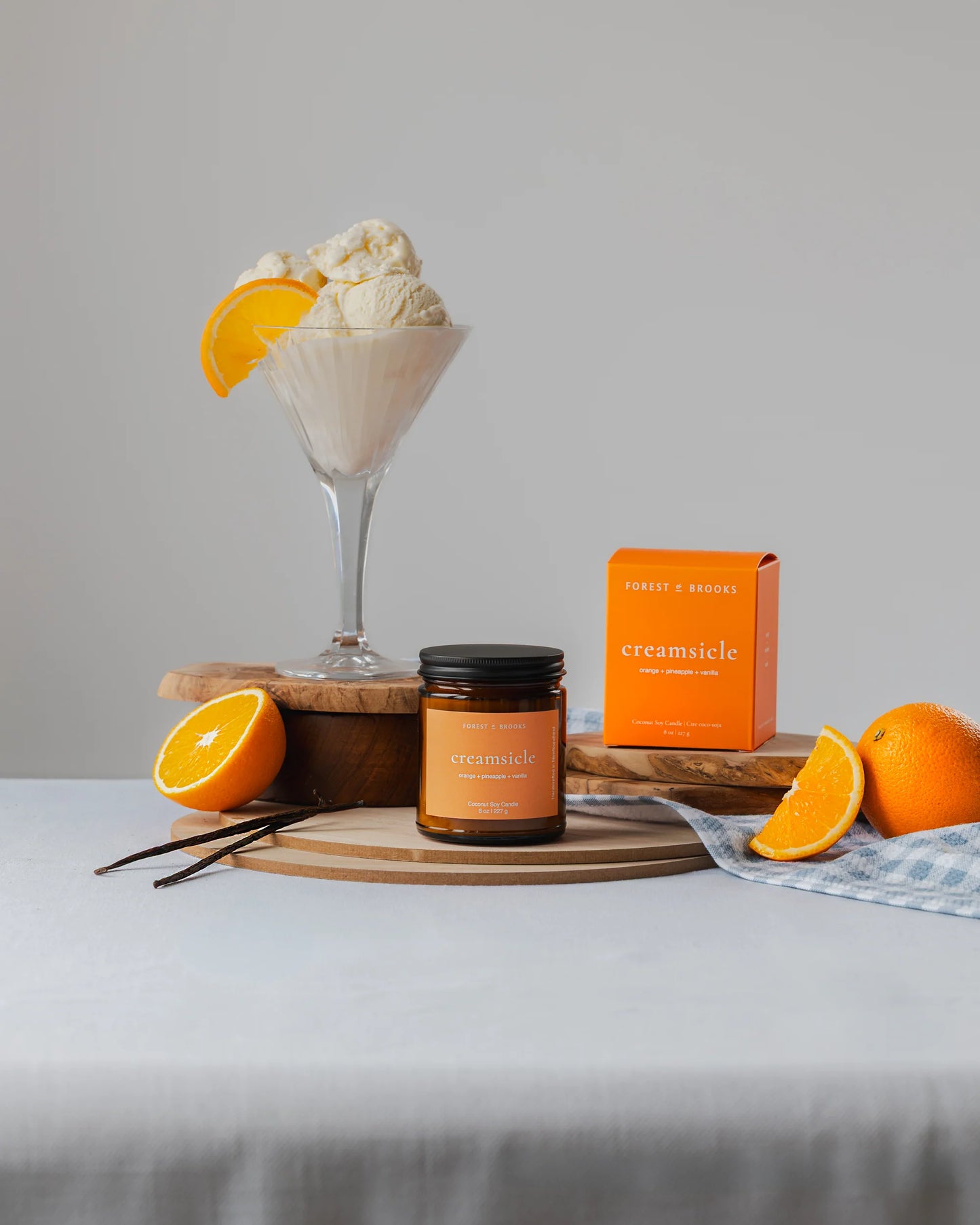 creamsicle | wooden wick