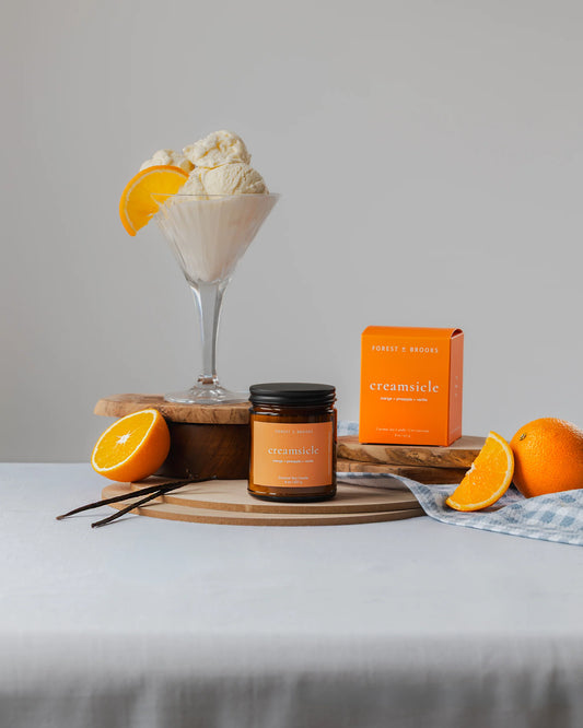 creamsicle | wooden wick