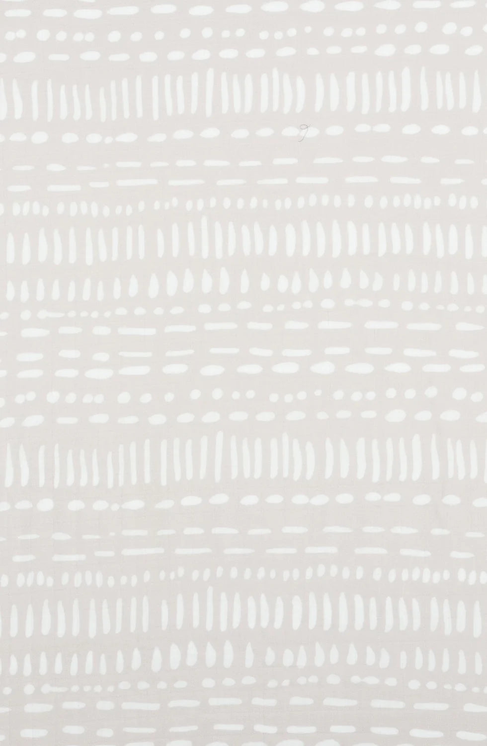 Grey Mudcloth Muslin Fitted Crib Sheet