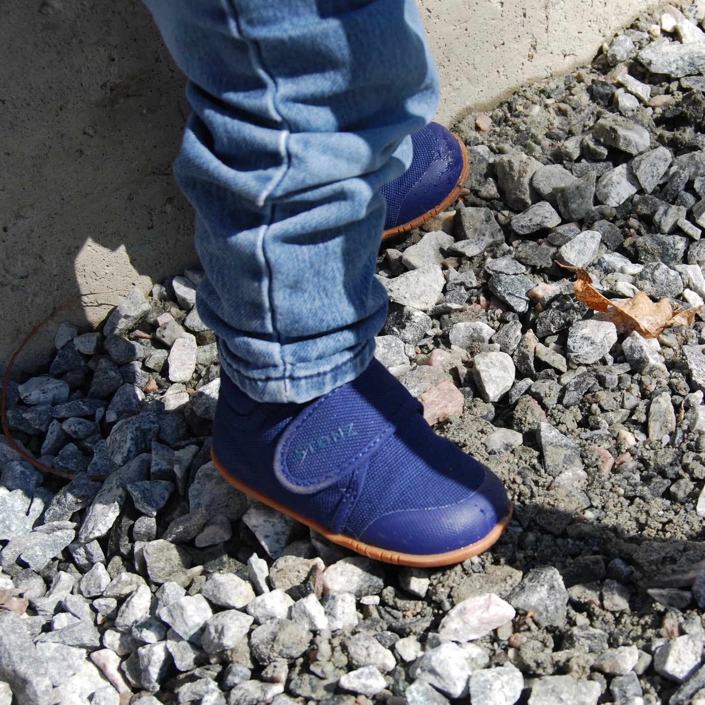 Navy Cruiser™ Natural Shoes for Babies (Size 4-7)