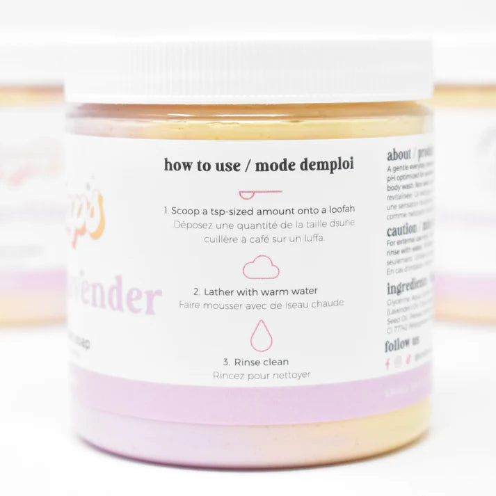 Lemon Lavender Whipped Soap