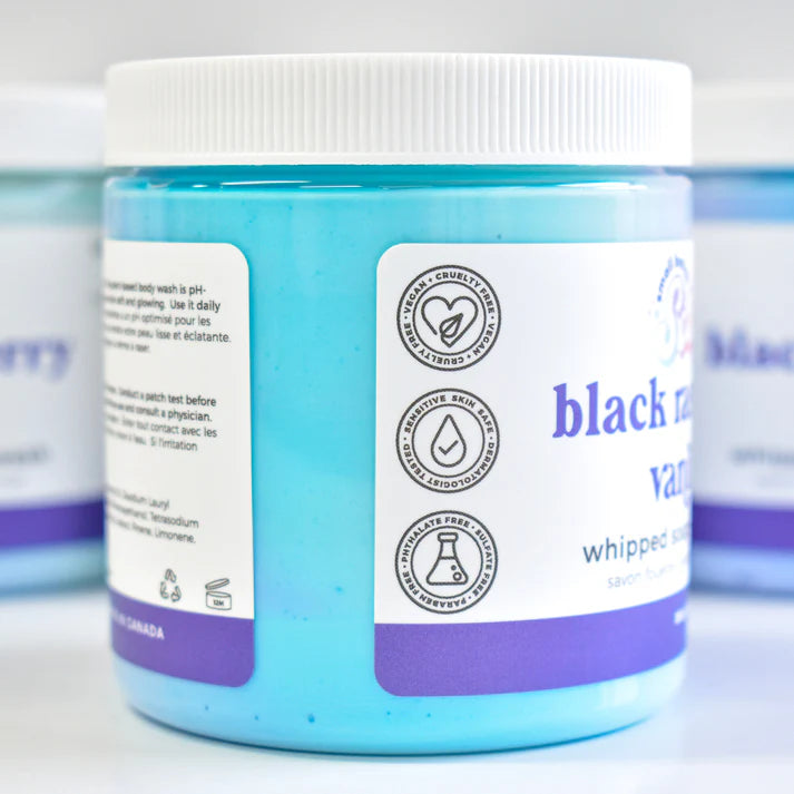 Black Raspberry Vanilla Whipped Soap
