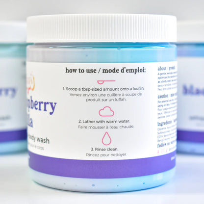 Black Raspberry Vanilla Whipped Soap