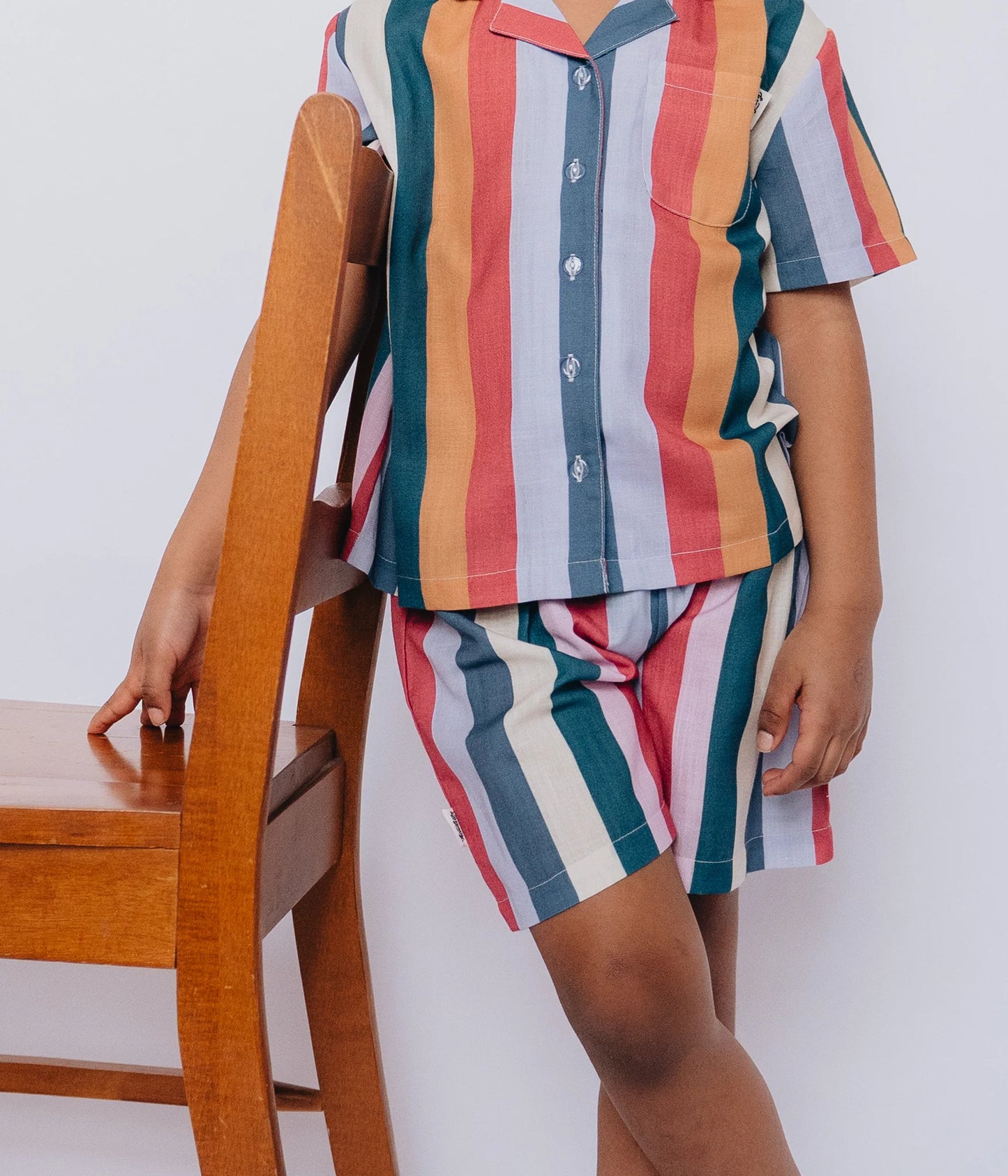 Vertical Delight Linen Walkshort