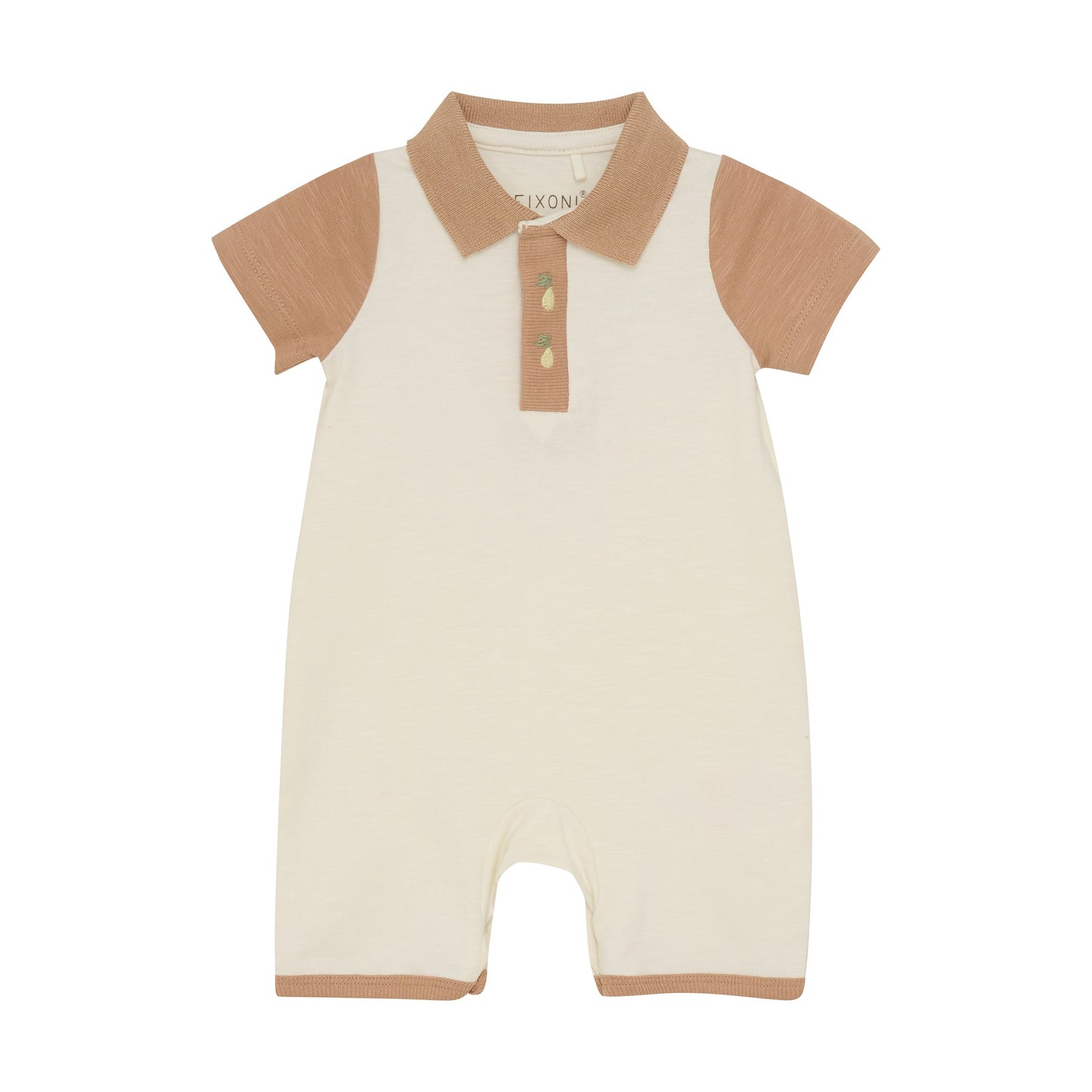 Caramel & Cream Colour Block Romper