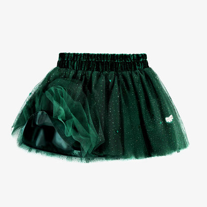 Green Sequined Skirt
