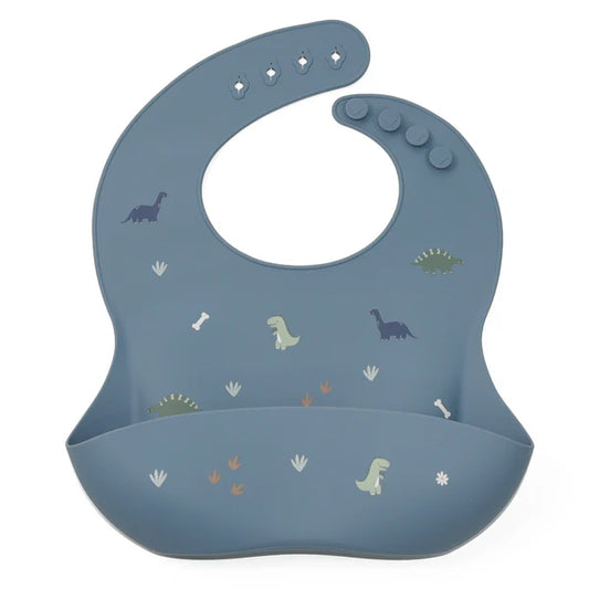 Silicone Bib - Dino
