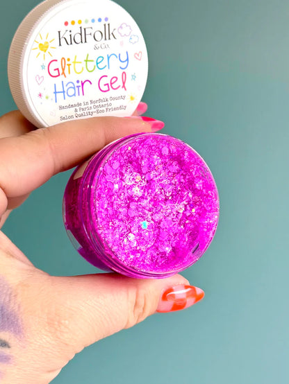 Galactic Grape Glittery Hair Gel