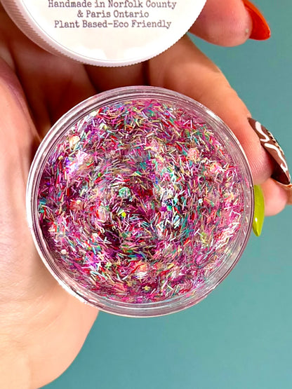 Christmas Tinsel Glittery Hair Gel