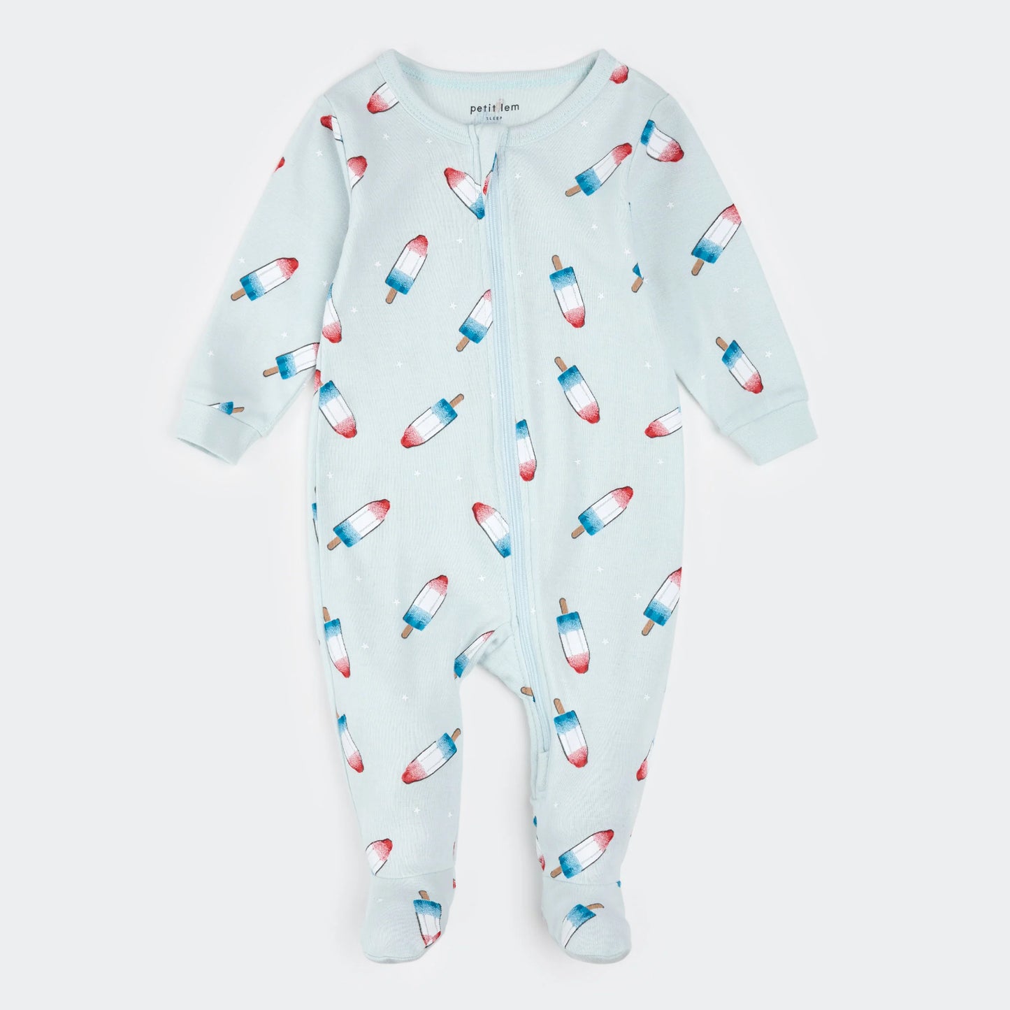 Ice Pop Print on Sky Blue Sleeper