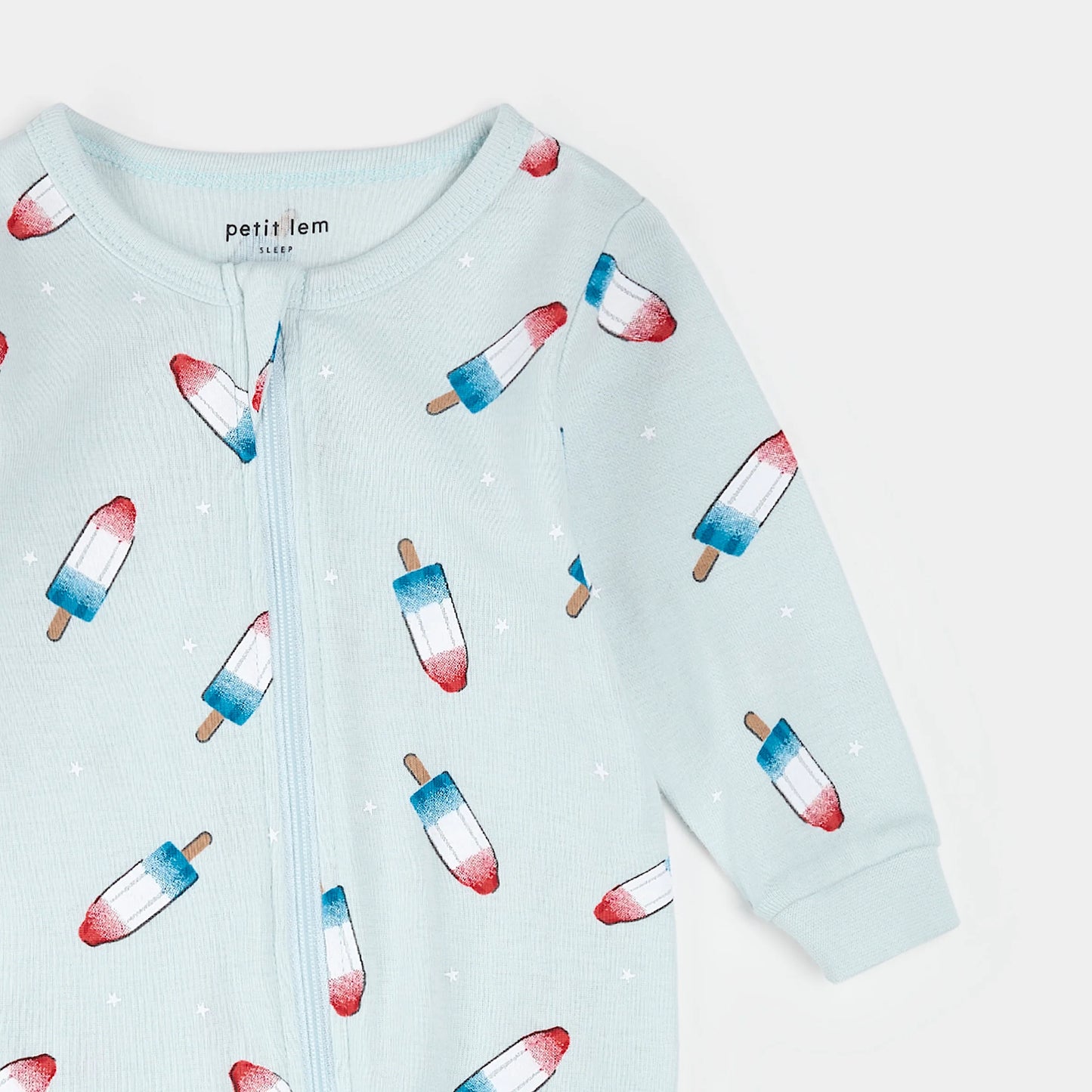 Ice Pop Print on Sky Blue Sleeper