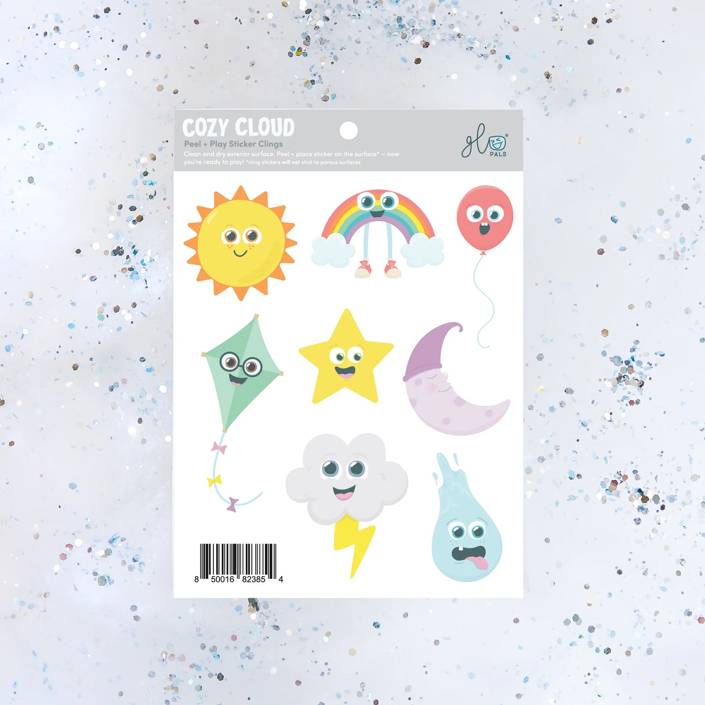 Coy Cloud Peel + Play Cling Stickers