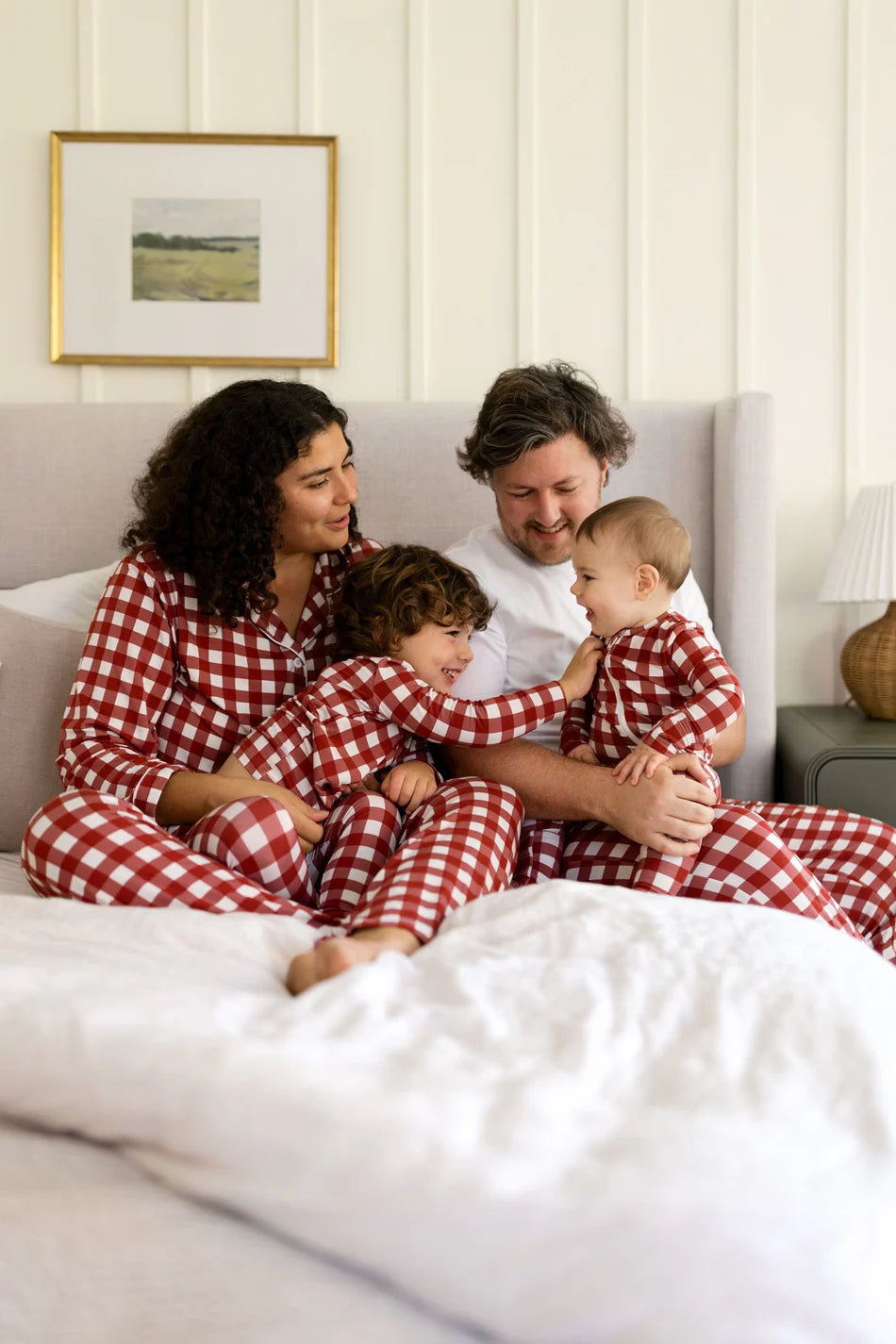 Two Piece Sleep Set - Red Gingham