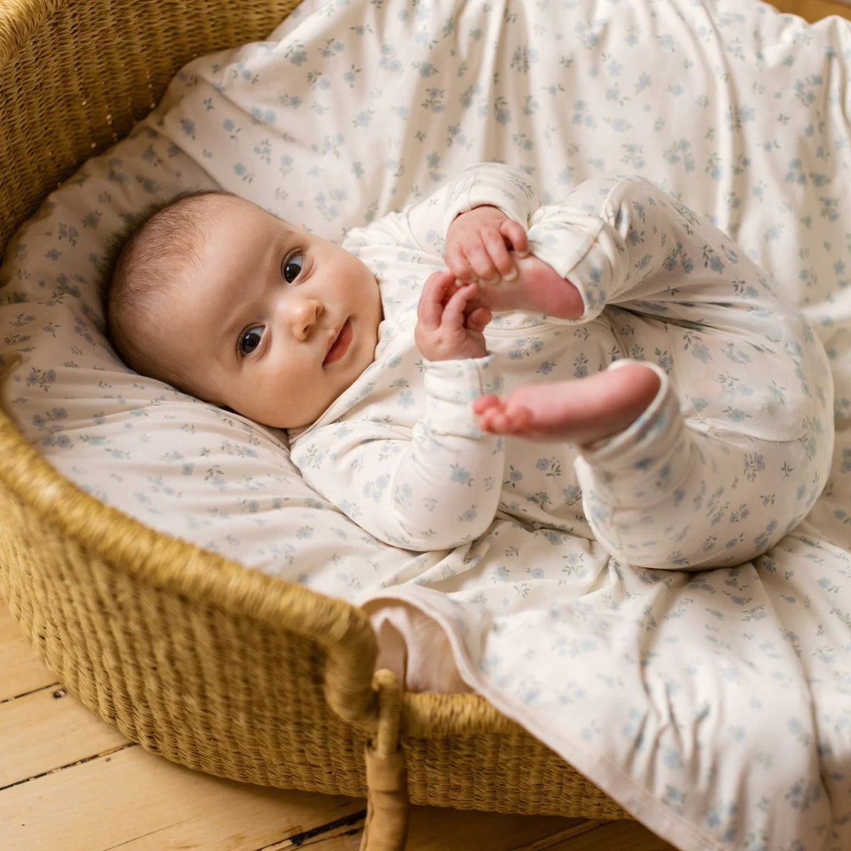 Blue Flowers Balloon Sleeper