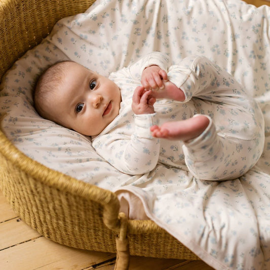 Blue Flowers Balloon Sleeper