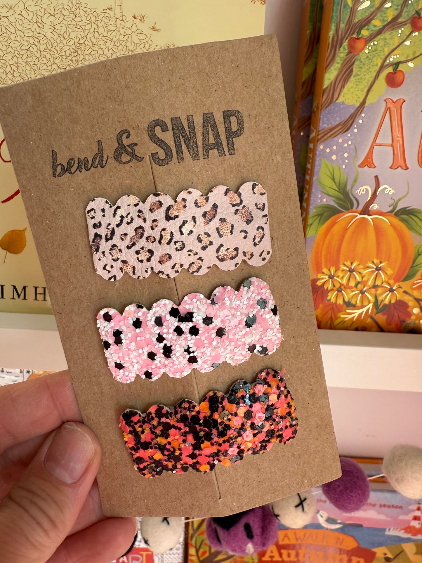 Halloween 3 Pack Snap Clip