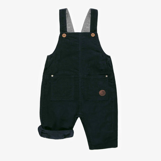 Baby Relaxed Navy Corduroy Overall