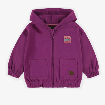 Purple Jogger Zip Up Hoodies