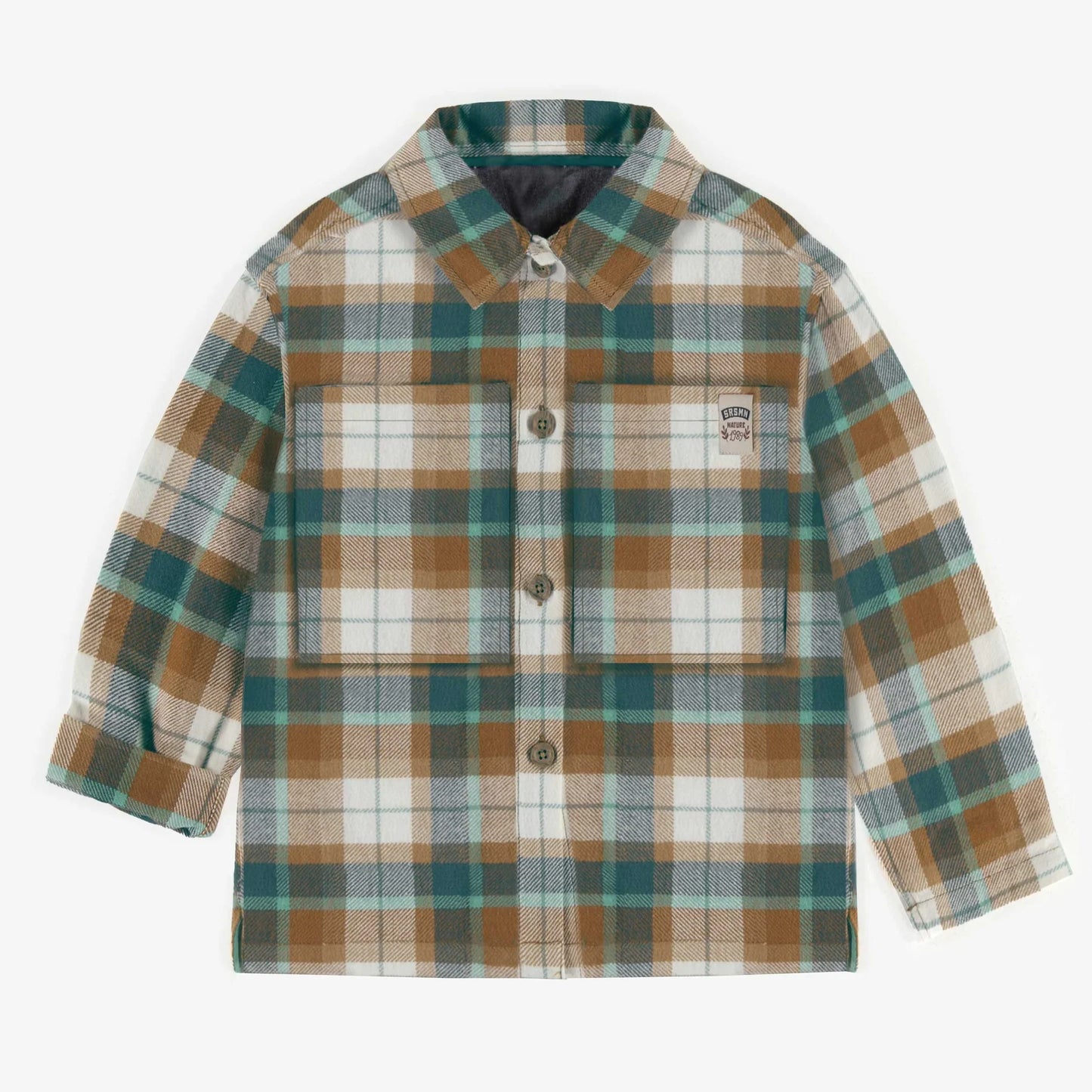 Blue/Brown Check Flannel (Size 5)
