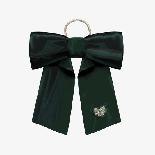 Dark Green Hair Bow