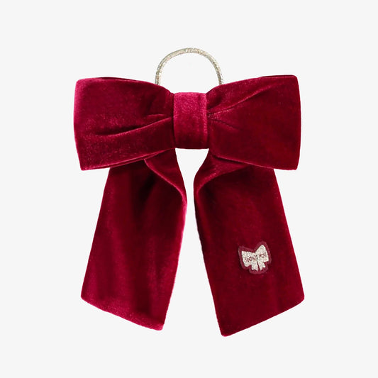 Red Velvet Hair Bow