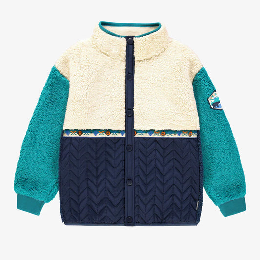 Children's Blue Plush Jacket