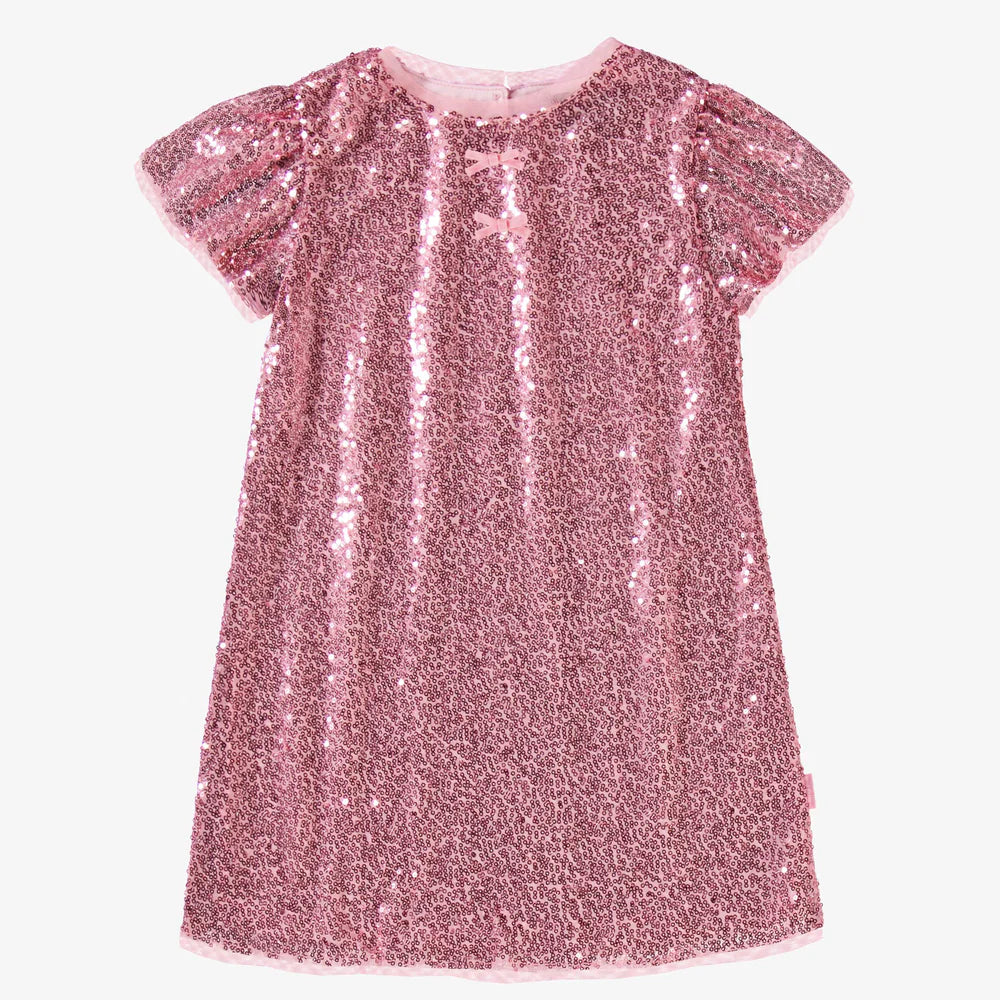 Kids Pink sequin dress
