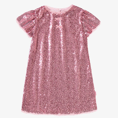 Kids Pink sequin dress