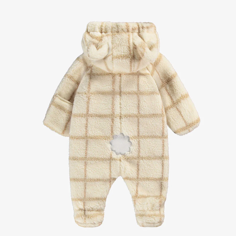 One-piece cream sherpa
