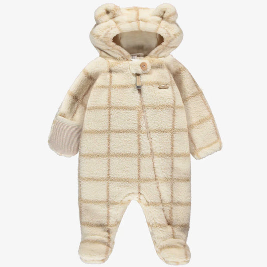 One-piece cream sherpa